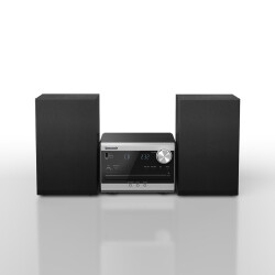 Panasonic SC-PM272EG-S Silber Micro-HiFi-System