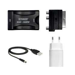 Schwaiger HDMSCA01 533 - HDMI-Scart-Konverter INKL....