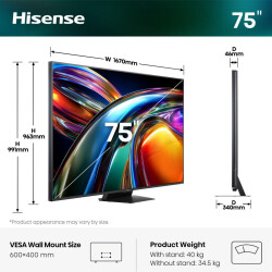 Hisense 75UR9DS - 2026 - RGB-Mini-LED-TV