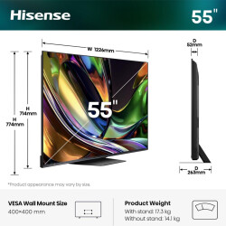 Hisense 55UR8DS - 2026 - RGB-Mini-LED-TV