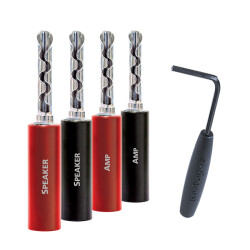 AudioQuest Sure Grip 100 silber - Bananenstecker